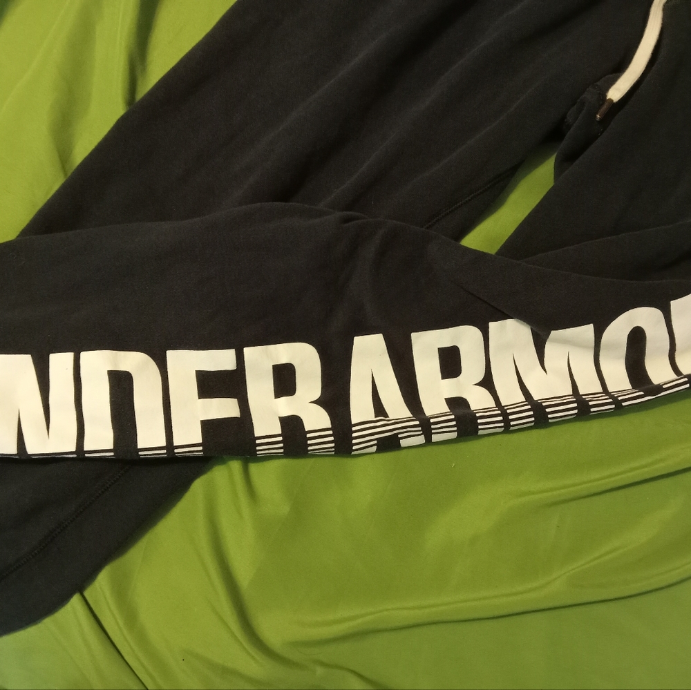 Under Armour black sweatpants.